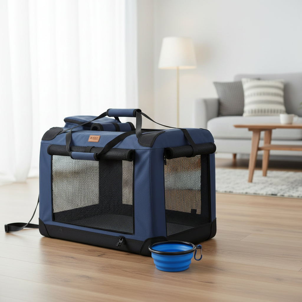 FurTrek Carrier Foldable Luxury Bag for Stress-Free Travel