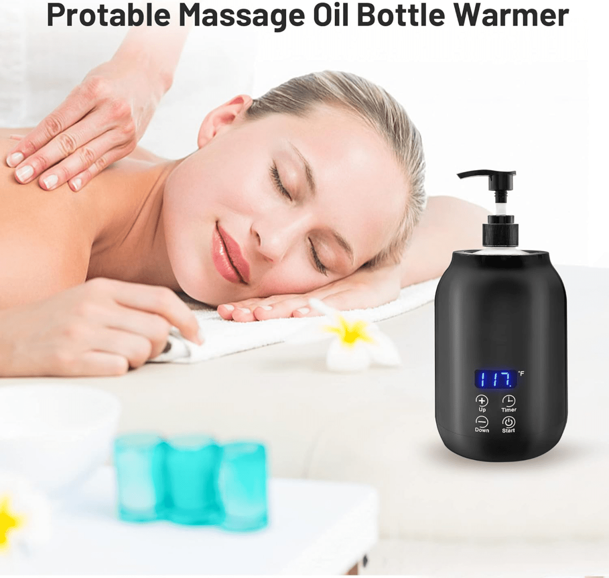 SPAWARM Electric Massage Oil Warmer