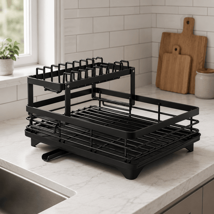 ORGADRAIN Foldable Draining Rack Kitchen Space Saving