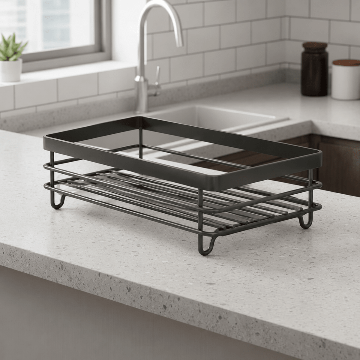 ORGADRAIN Foldable Draining Rack Kitchen Space Saving