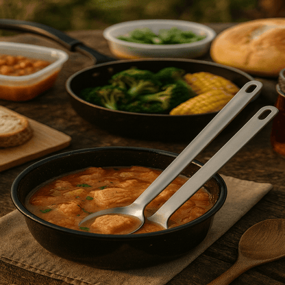 LITESPORK Ultralight Titanium Spork & Spoon Set
