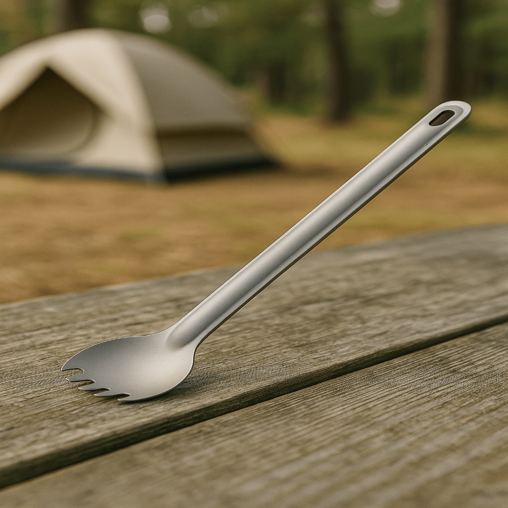 LITESPORK Ultralight Titanium Spork & Spoon Set