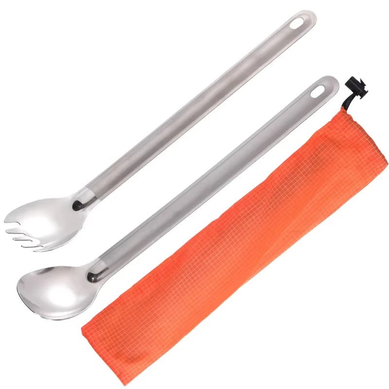 LITESPORK Ultralight Titanium Spork & Spoon Set