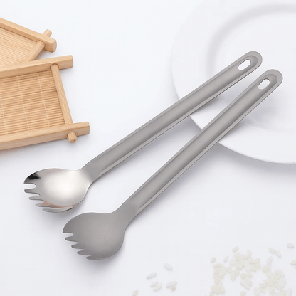 LITESPORK Ultralight Titanium Spork & Spoon Set