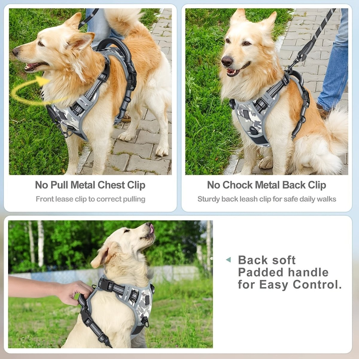 TRAILPAW Reflective Breathable Dog Harness