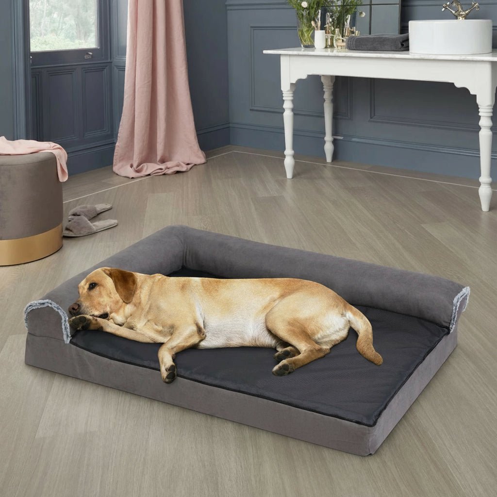 PAWZONE L-shaped Orthopedic Foam Dog Bed