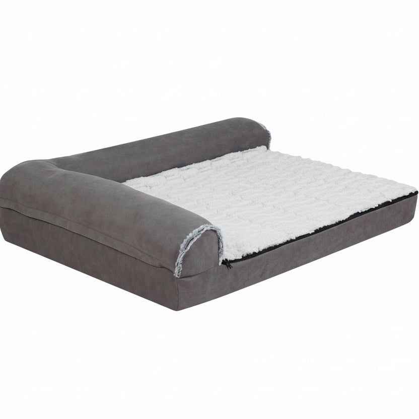 PAWZONE L-shaped Orthopedic Foam Dog Bed