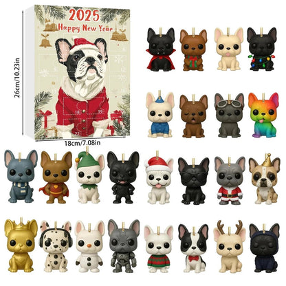 PUPCUP 2025 Dog Tag Christmas Countdown Box