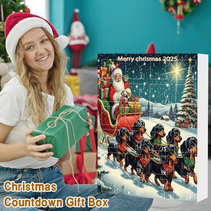 PUPCUP 2025 Dog Tag Christmas Countdown Box