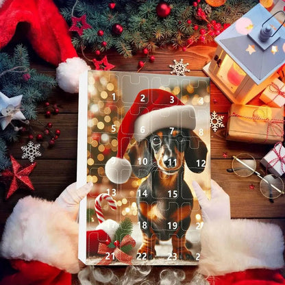 PUPCUP 2025 Dog Tag Christmas Countdown Box