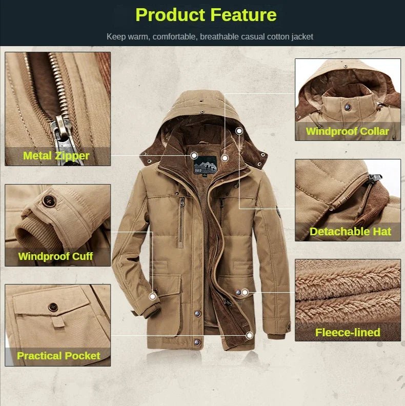 ECOARCT Friendly Insulated Men's Winter Jacket