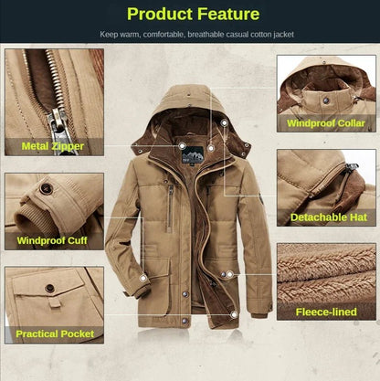 ECOARCT Friendly Insulated Men's Winter Jacket