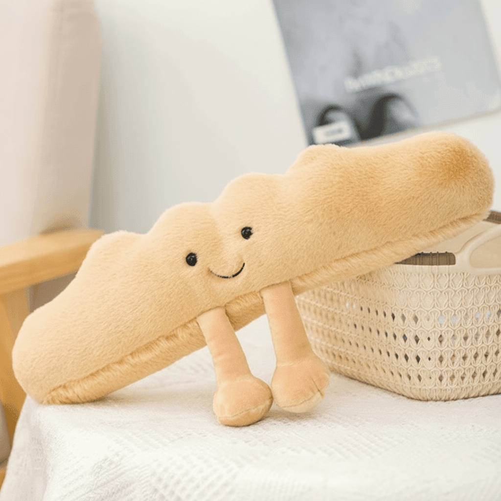 PRETZELBUDDY Soft Pretzel Croissant Plush Toy