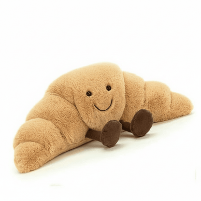 PRETZELBUDDY Soft Pretzel Croissant Plush Toy