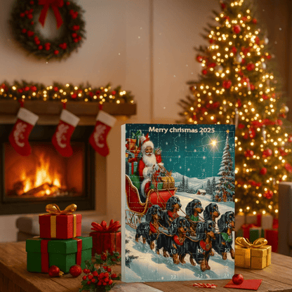 PUPCUP 2025 Dog Tag Christmas Countdown Box