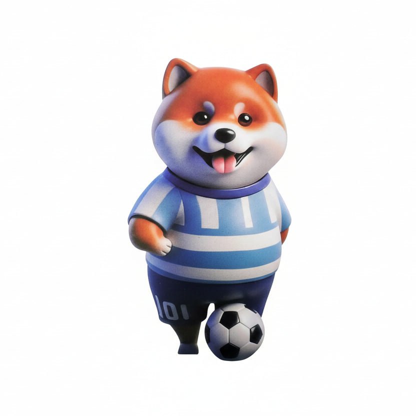 SHIBBLY Cute Shiba Silicone Sticker