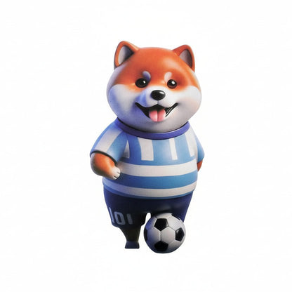 SHIBBLY Cute Shiba Silicone Sticker
