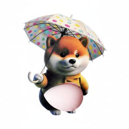 SHIBBLY Cute Shiba Silicone Sticker