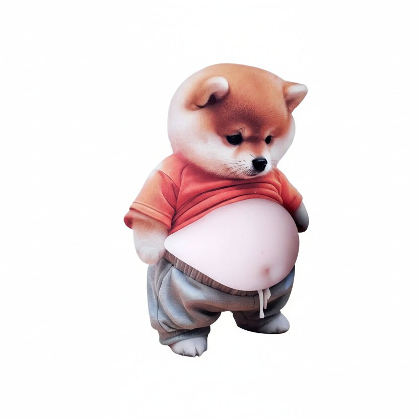 SHIBBLY Cute Shiba Silicone Sticker
