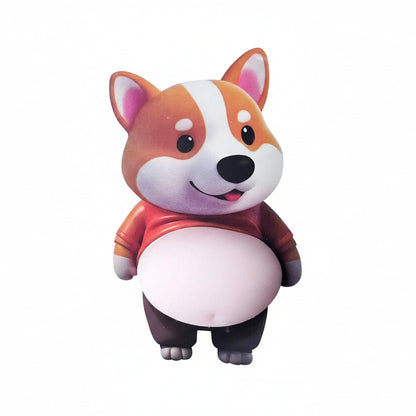 SHIBBLY Cute Shiba Silicone Sticker