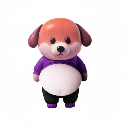 SHIBBLY Cute Shiba Silicone Sticker