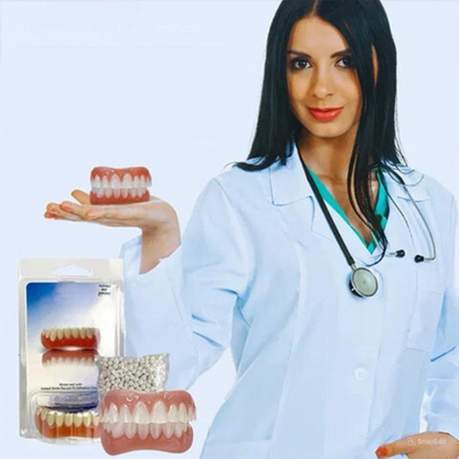 Denture Fitting Kit, Silicone, Comfortable Fit, 5 Sizes