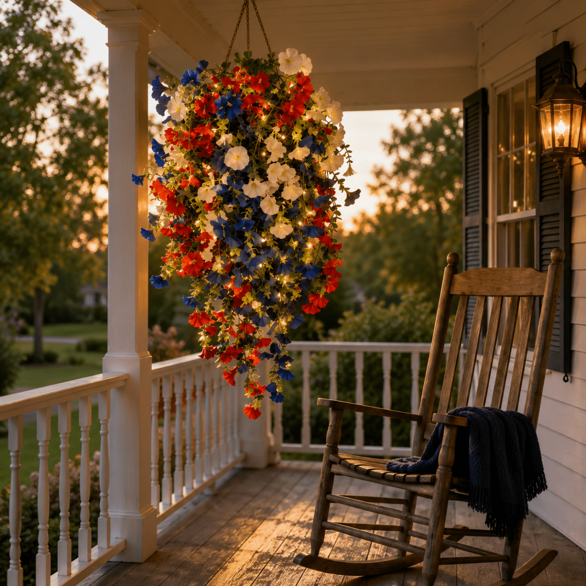 GLORYGARDEN Decorative Flower Basket