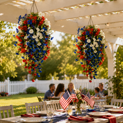 GLORYGARDEN Decorative Flower Basket
