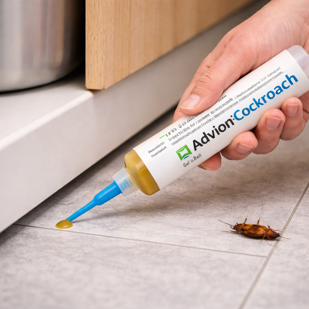 Cockroach Killer Gel Bait, Indoor Roach Control Gel Syringe