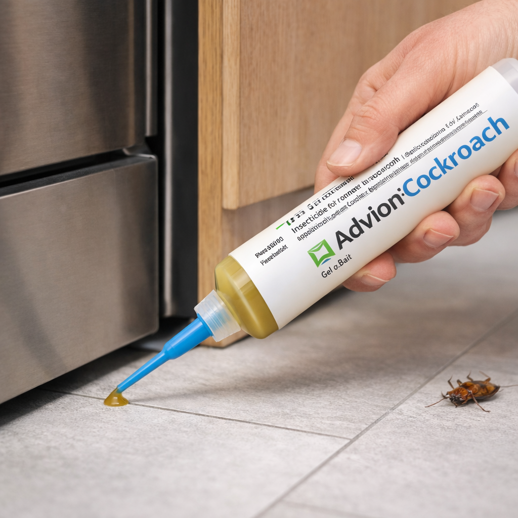 Cockroach Killer Gel Bait, Indoor Roach Control Gel Syringe