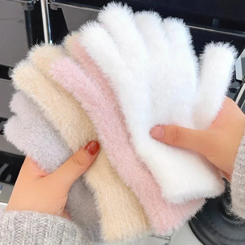 COMFYNIT Fluffy Winter Gloves