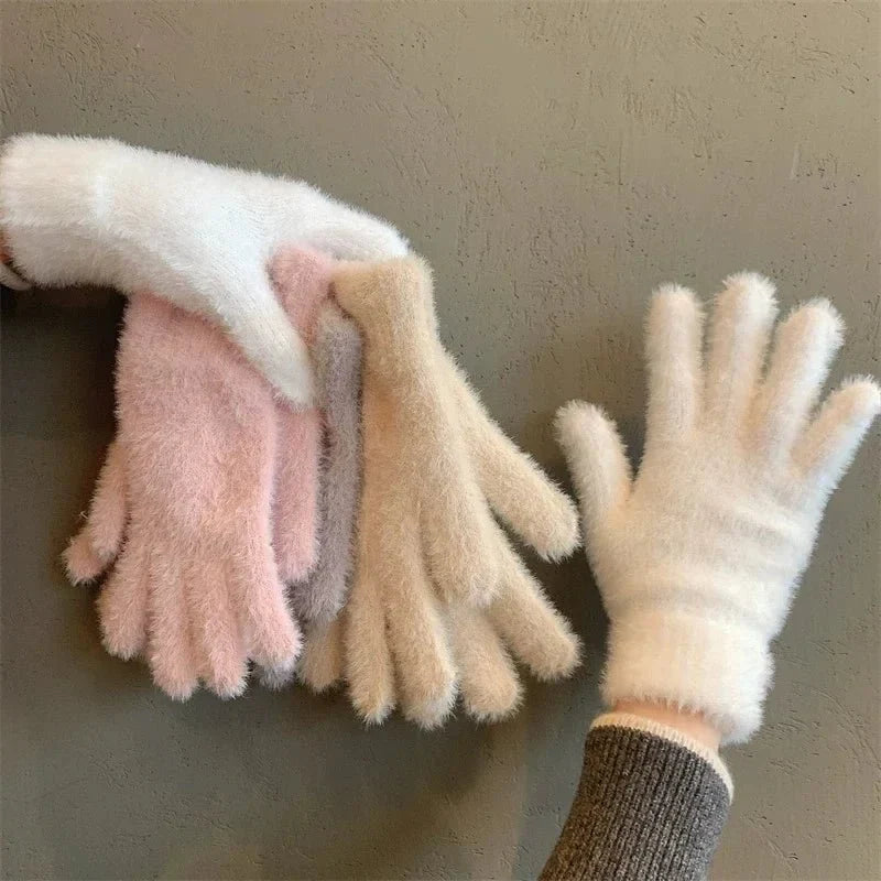 COMFYNIT Fluffy Winter Gloves