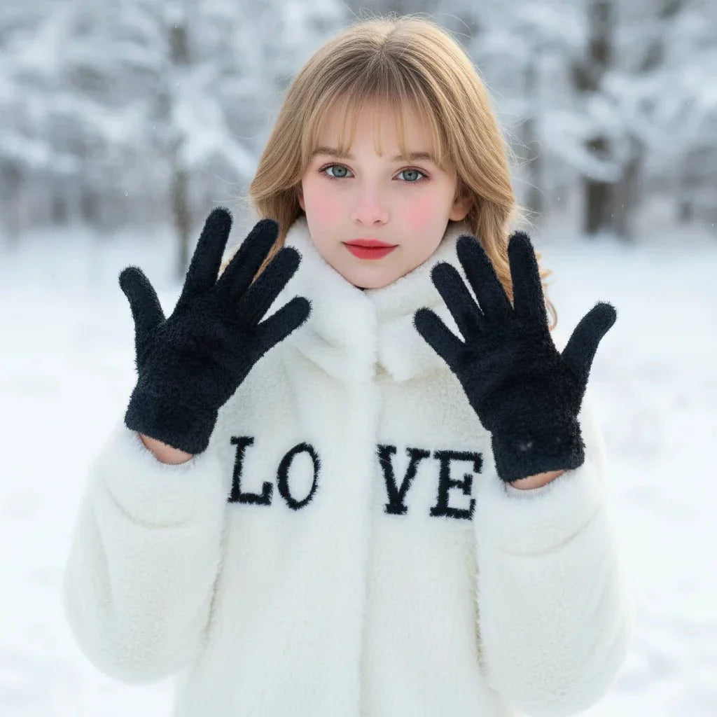 COMFYNIT Fluffy Winter Gloves