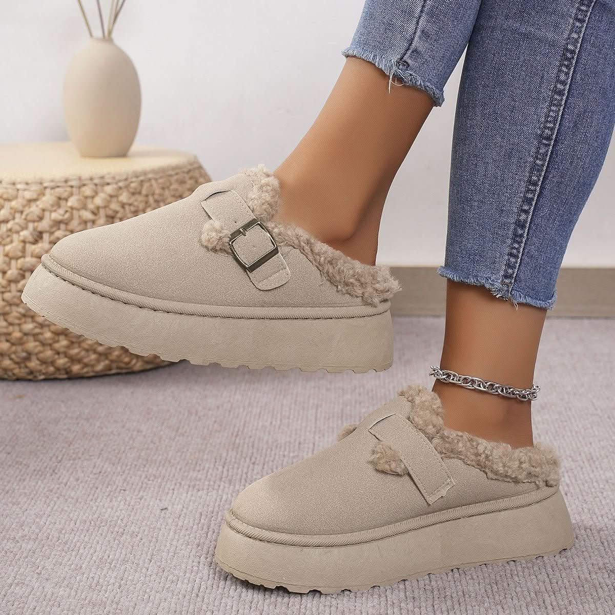 WARMARA Plush Slippers