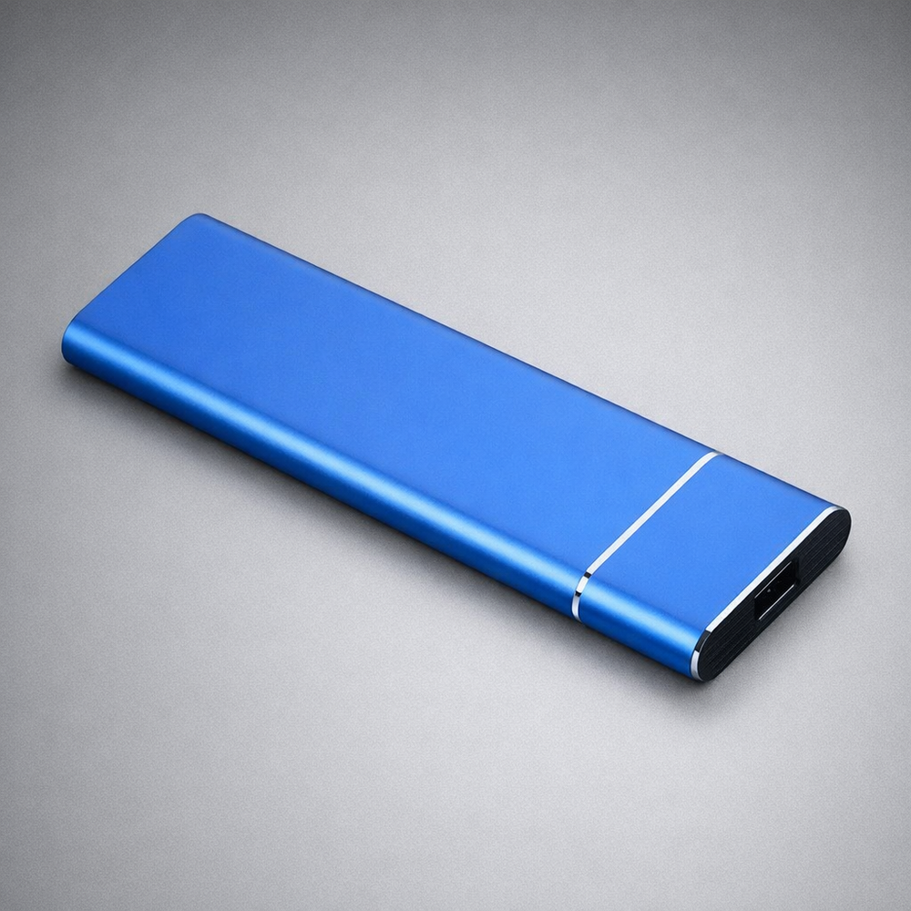 External Hard Drive 500GB, Ultra Thin USB C Portable Storage for Laptop & Mac