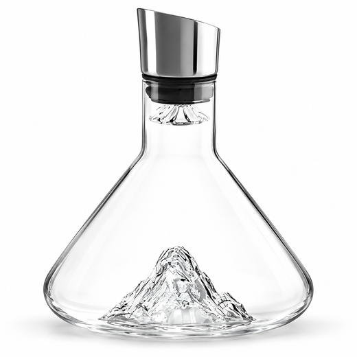 Wine Decanter, Mountain Design Aerator with Pouring Spout