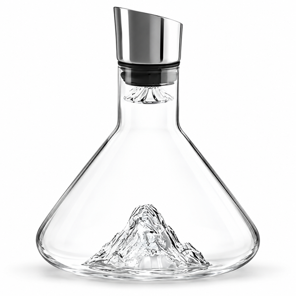 Wine Decanter, Mountain Design Aerator with Pouring Spout
