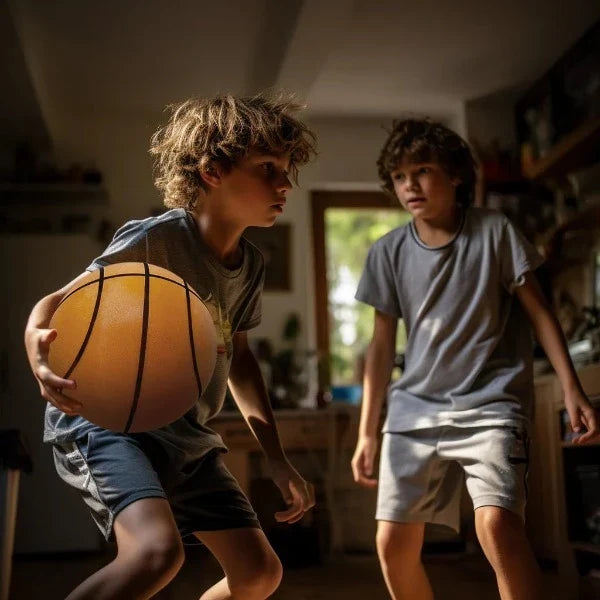 Quiet Indoor Basketball, Noise-Reducing Soft Bounce