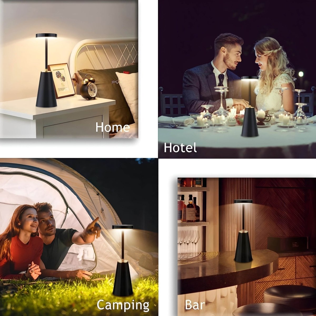 NIGHTBEAM Minimalist Wireless Table Lamp