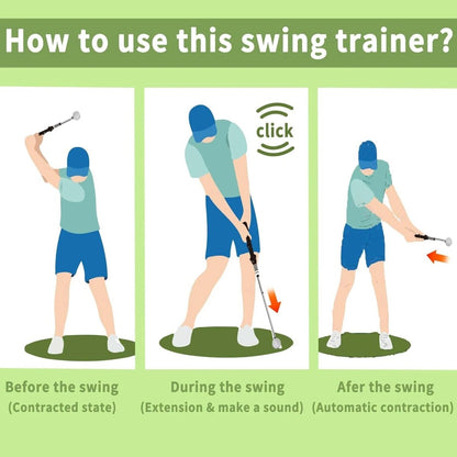 SWINGTICK Retractable Golf Swing Trainer