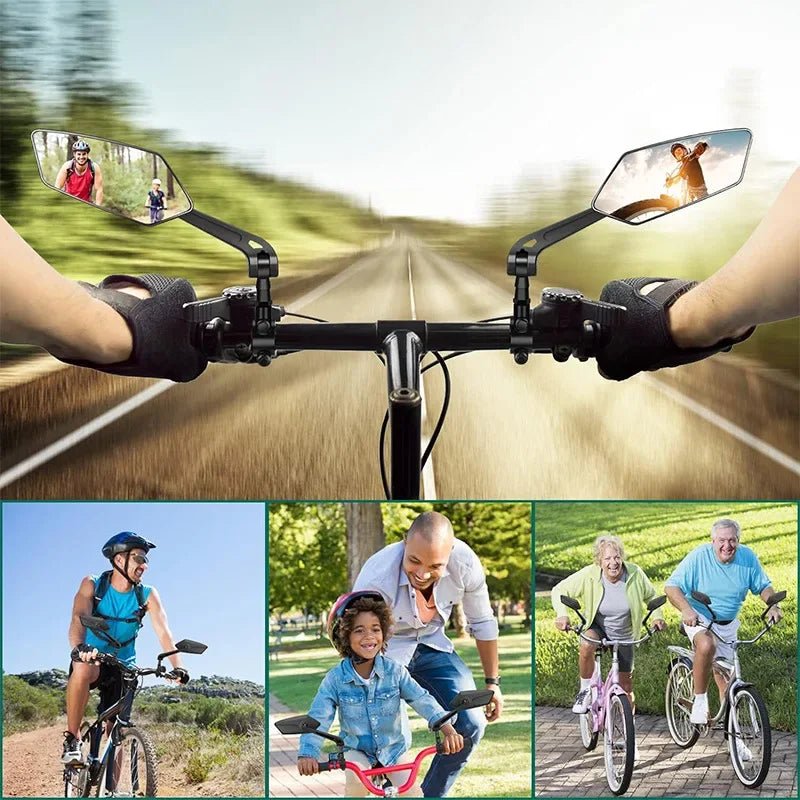 RUNDUMBLICK Adjustable Bicycle Rearview Mirror