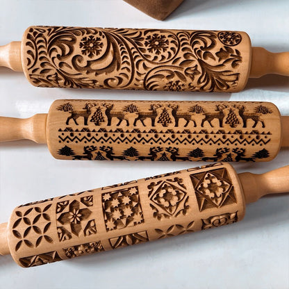 PATTERNPIN Handmade Rolling Pin