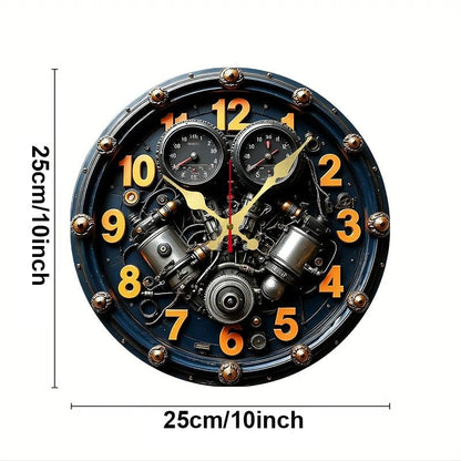 STILLA NORDLY Silent Wooden Wall Clock