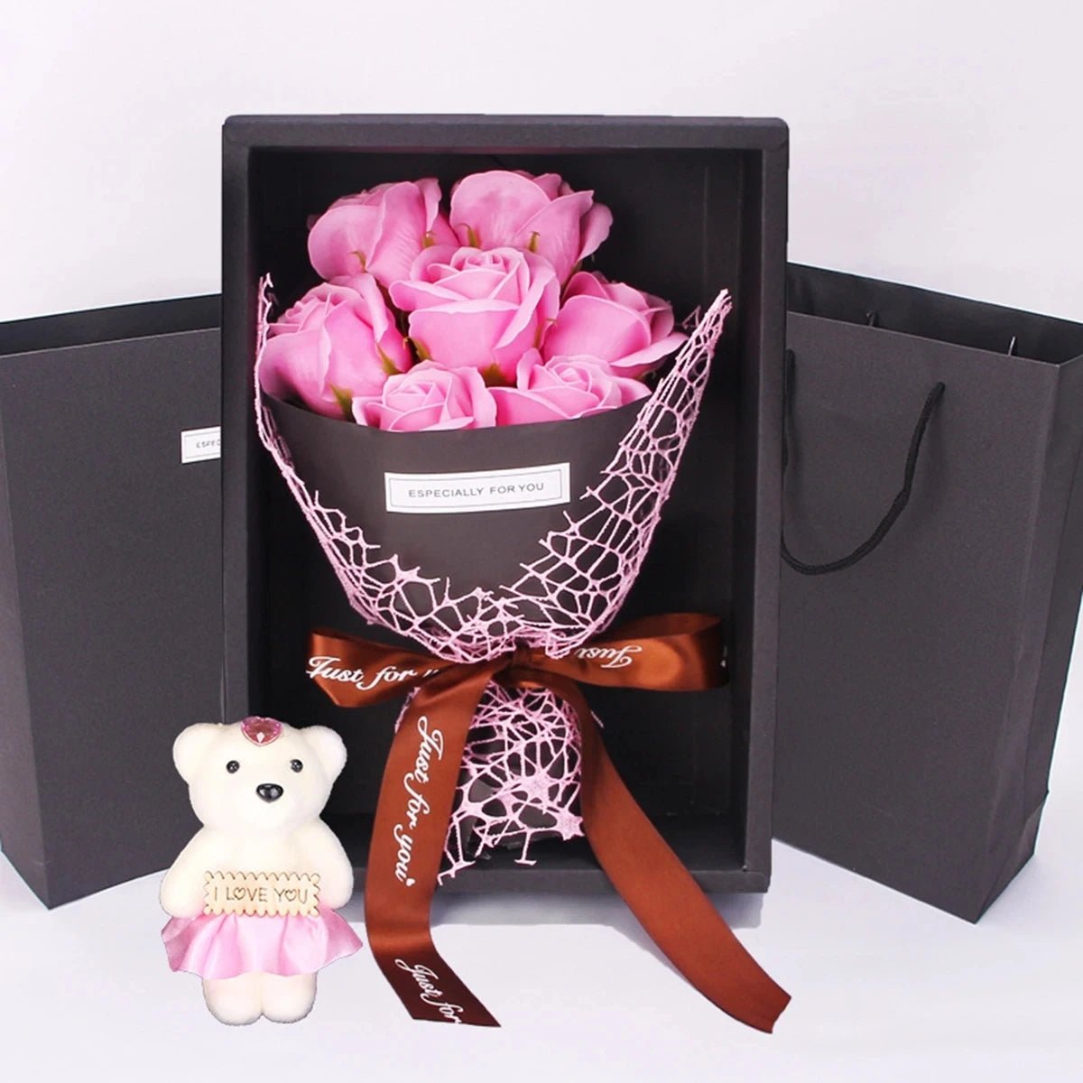 BLOOMSTYLE Artificial Rose Bouquet