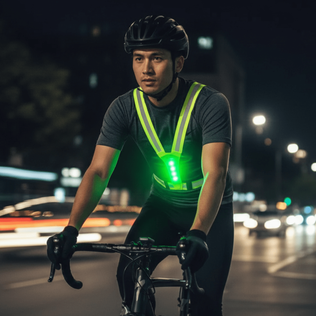 BRIGHTPATH LED Reflector Running Vest