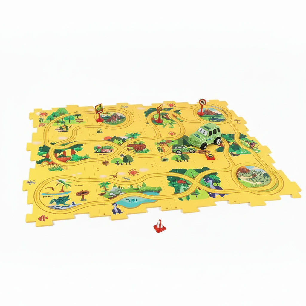 CarPuzzle Creative Race Track Puzzle - iwt2