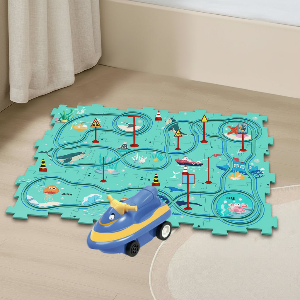 CarPuzzle Creative Race Track Puzzle