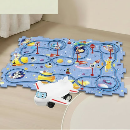 CreativeCraft Puzzle Race Track Crafts
