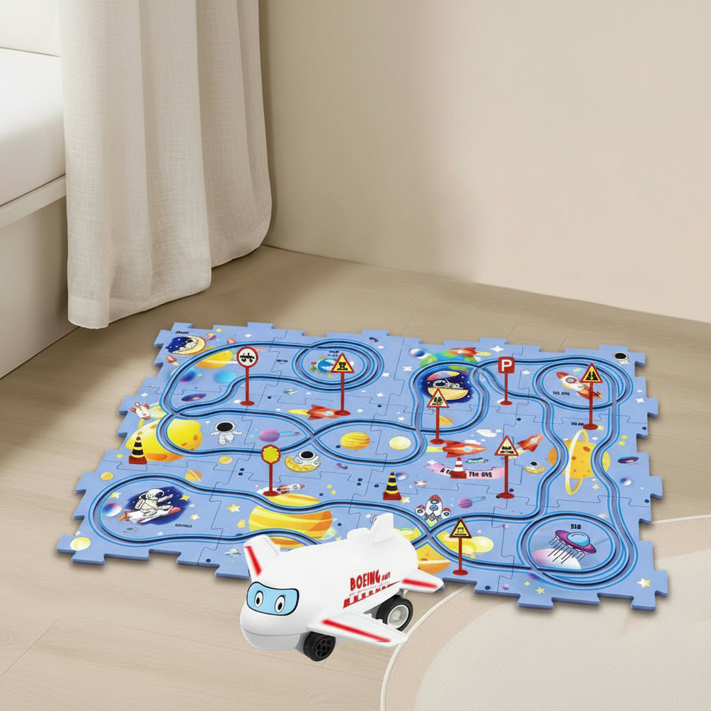 CarPuzzle Creative Race Track Puzzle - iwt3