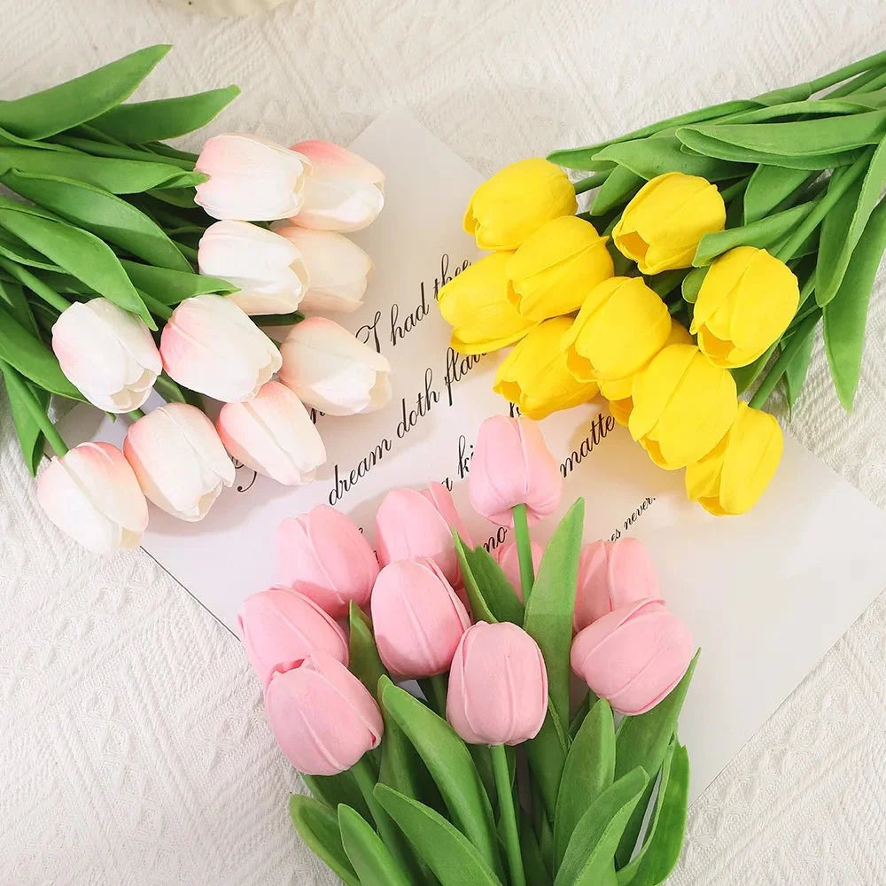 DECOTULIP Realistic Artificial Tulips